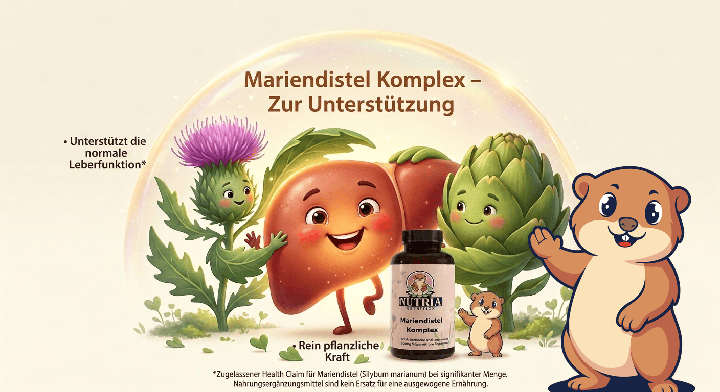 Mariendistel Artischocke Löwenzahn Komplex - 120 Kapseln